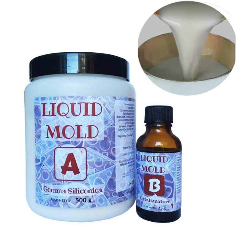Liquid Mold - Caoutchouc Silicone 20 Shores - Dureté Moyenne, Polyvalent! - 500 gr