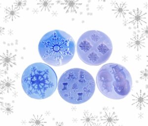 SET cinq Moules de Noël