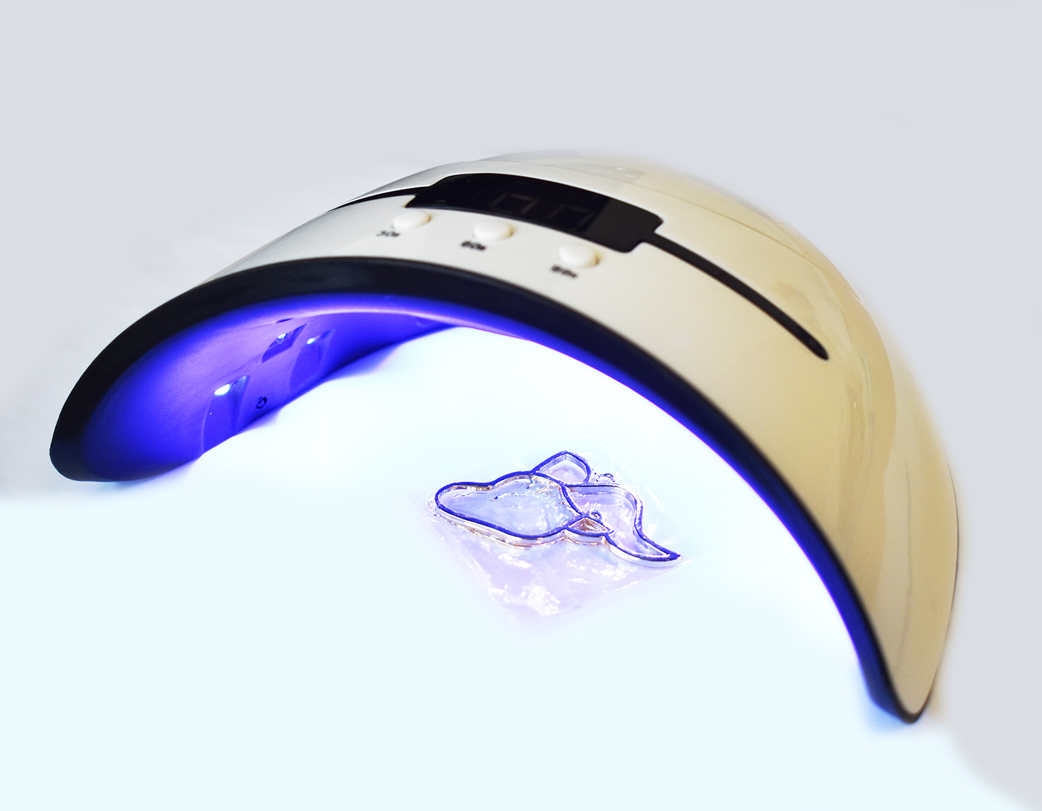 Résine UV avec Lampe UV 36W - 300g Résine Epoxy UV Transparent Faible Odeur  avec Lampe pour