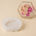 Moule en silicone hexagone de haute qualité pour créer avec de la résine époxy - 24 x 21 cm