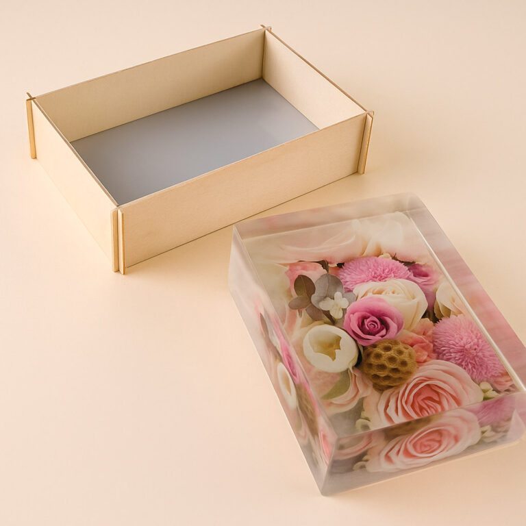 Moule en silicone rectangle de haute qualité pour créer avec de la résine époxy - 19.5 x 13.5 cm