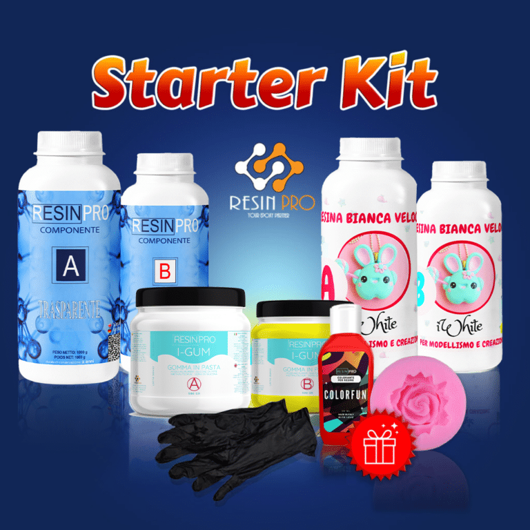 Kit de démarrage avec Caoutchouc en pâte - KIT + PÂTE COLORANTE ROUGE