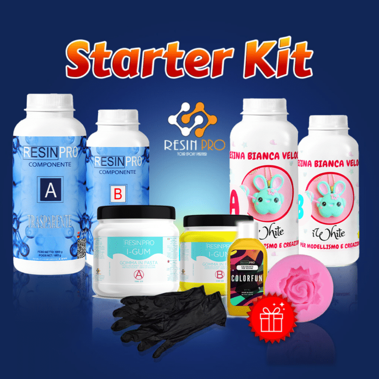 Kit de démarrage avec Caoutchouc en pâte - KIT + PÂTE COLORANTE OCRE