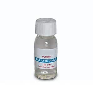 Diluant polyuréthane adapté à la dilution de vernis à deux composants, peintures polyuréthane de 60 ml