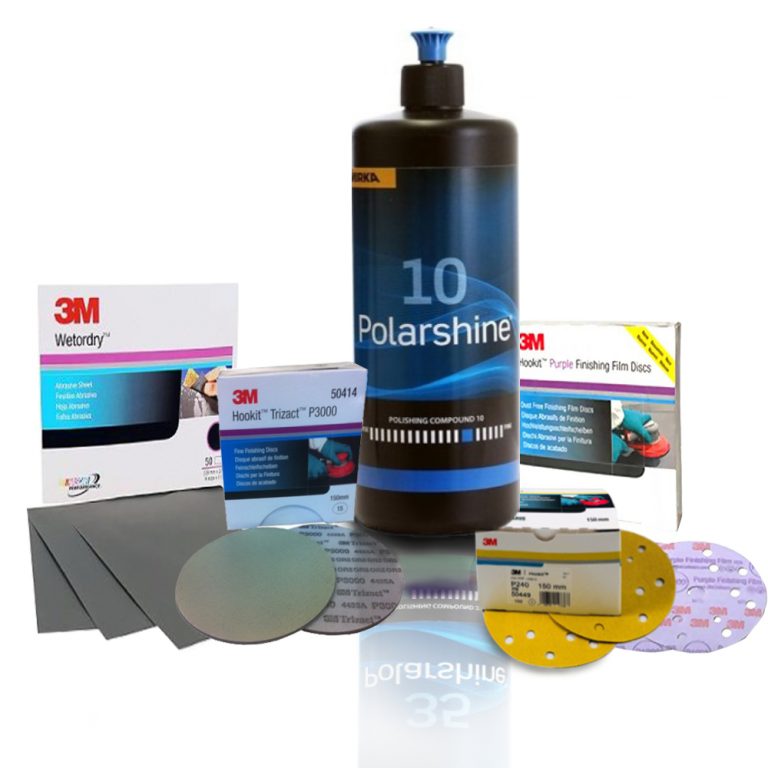 Kit complet de lustrage de résine MIRKA
