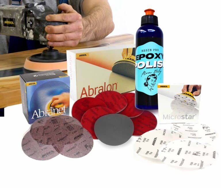 KIT PERFECT TOUCH - Dégrossissage, Ponçage et Polissage de la résine - Kit Tout-En-Un, pour un résultat parfait !