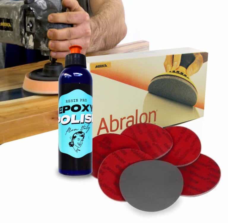 KIT POLISSAGE - KIT Papiers Abrasifs + Polish Crème de Polissage pour Résines (avec Instructions)
