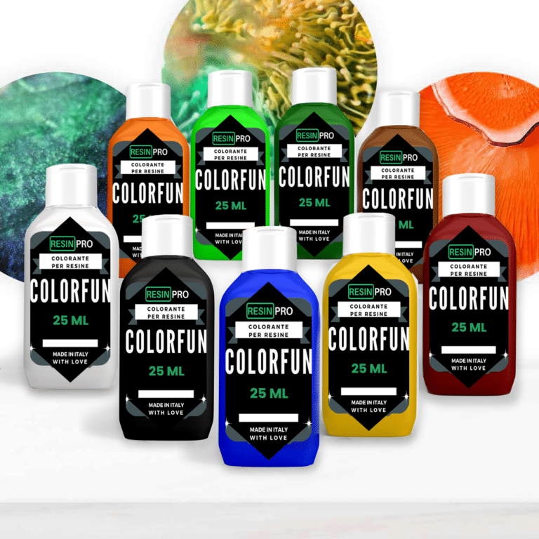 SET PÂTES COLORANTES COLORFUN - 5 x 25 ML et 9 x 25 ML POUR RÉSINES ÉPOXY - 9 x 25ml