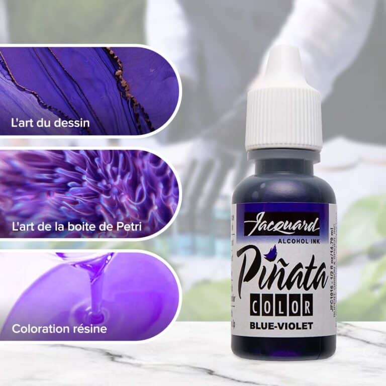 Encre Jacquard Piñata Effet Explosion à Base d’Alcool - Blue Violet