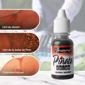 Encre Jacquard Piñata Effet Explosion à Base d’Alcool - Burro Brown