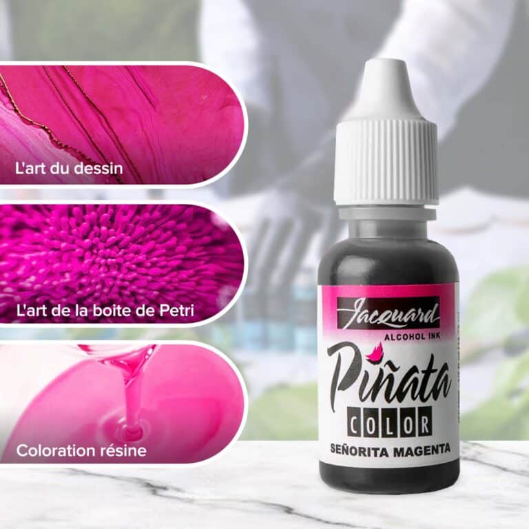 Encre Jacquard Piñata Effet Explosion à Base d’Alcool - Senorita Magenta