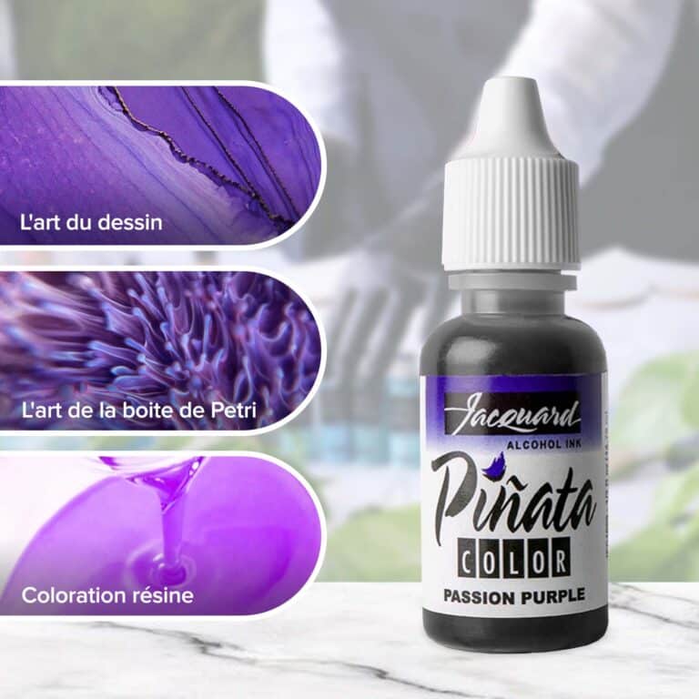 Encre Jacquard Piñata Effet Explosion à Base d’Alcool - Passion Purple