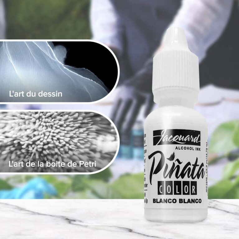 Encre Jacquard Piñata Effet Explosion à Base d’Alcool - Blanco Blanco