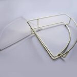 Support d'angle en métal pour plateau