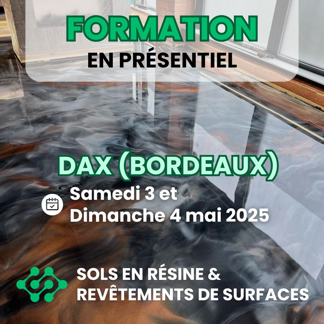 Formation SOLS EN RÉSINE & REVÊTEMENTS DE SURFACES – Stage intensif d’1 jour