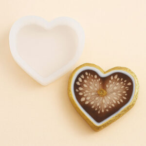 Moule en silicone en forme de coeur – 15cm