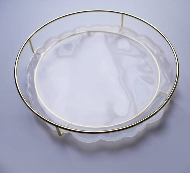 Set Moule en silicone + Support en métal - Plateau Ronde