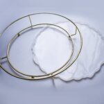 Support Ronde en métal pour plateau
