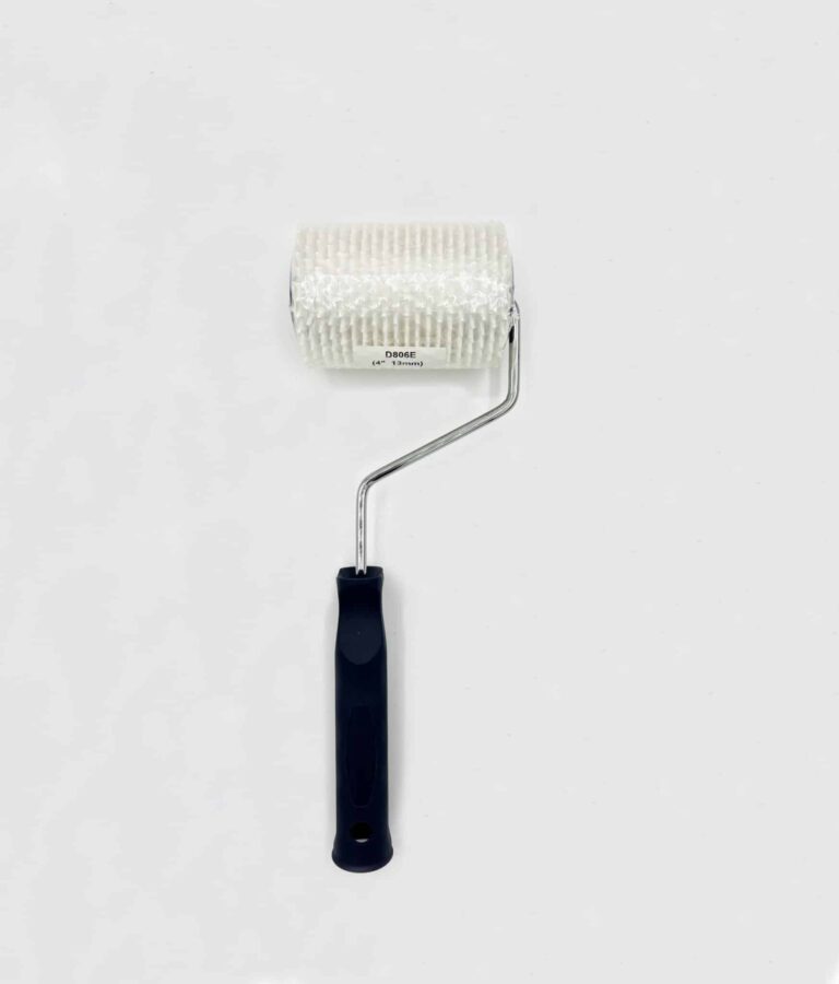Rouleau à aiguilles anti-bulles pour le revêtement en résine des surfaces et des sols - Petit 10cm