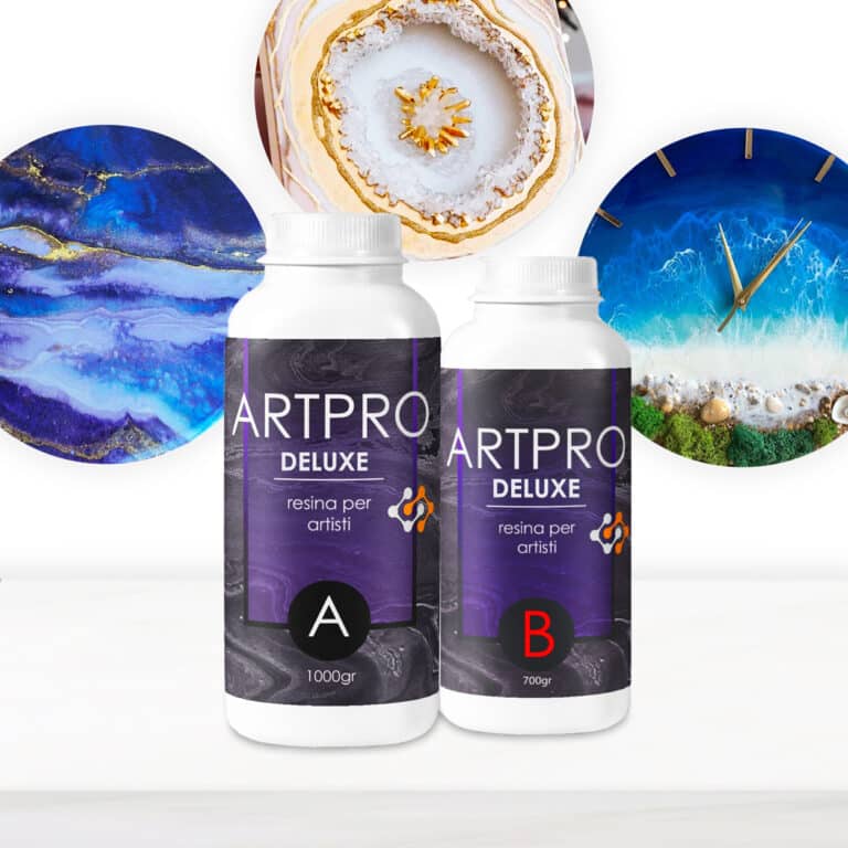 ART PRO DELUXE Résine Epoxy transparente Glaçage à Haute Viscosité : Motifs Détaillés et Parfait!