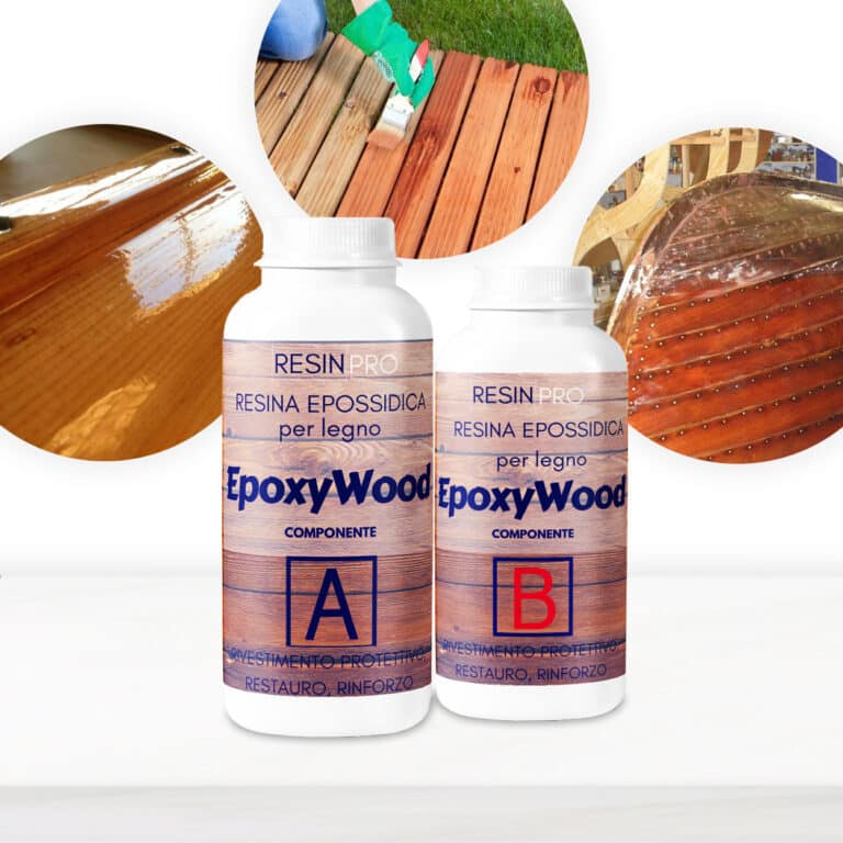 EPOXYWOOD Résine époxy pour bois - revêtement de protection, Restauration, Renforcement