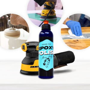 Belle Vous Outils pour Polir Resine Epoxy (15 Pièces) - Kit Débutant avec  des Blocs et Outils de Limage, Papiers de Ponçage, Tissu et Ciseaux - Pour