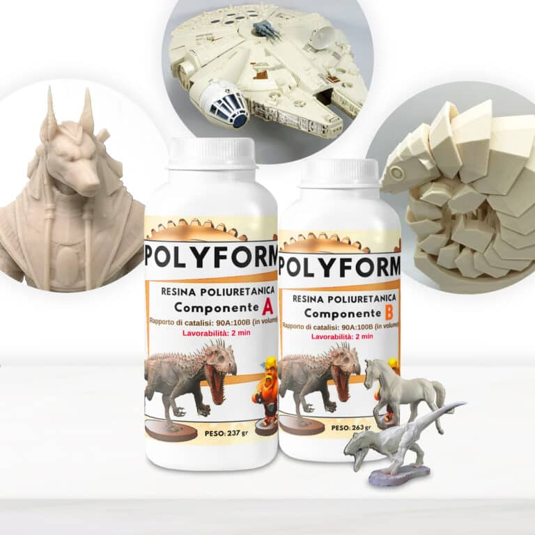 POLYFORM - Résine Polyuréthane Bi composant - Prête en 5 minutes - Meilleure Qualité Prix !