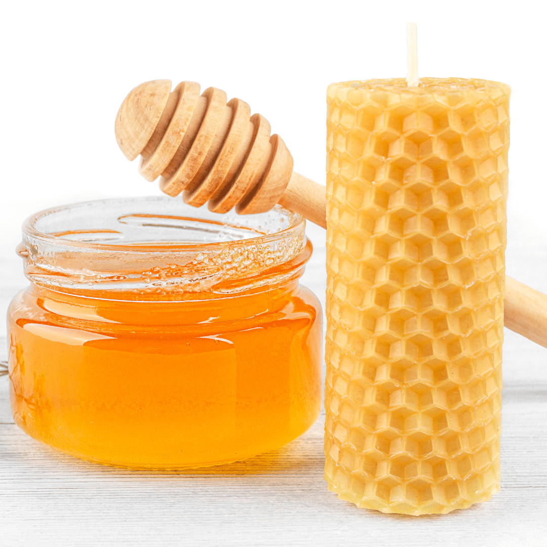 Cire d'abeille pure, idéale pour la fabrication de bougies (300 gr)