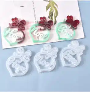 MOULE  à boules de Noël en forme de coeur "Love" pour Décorations de Noël