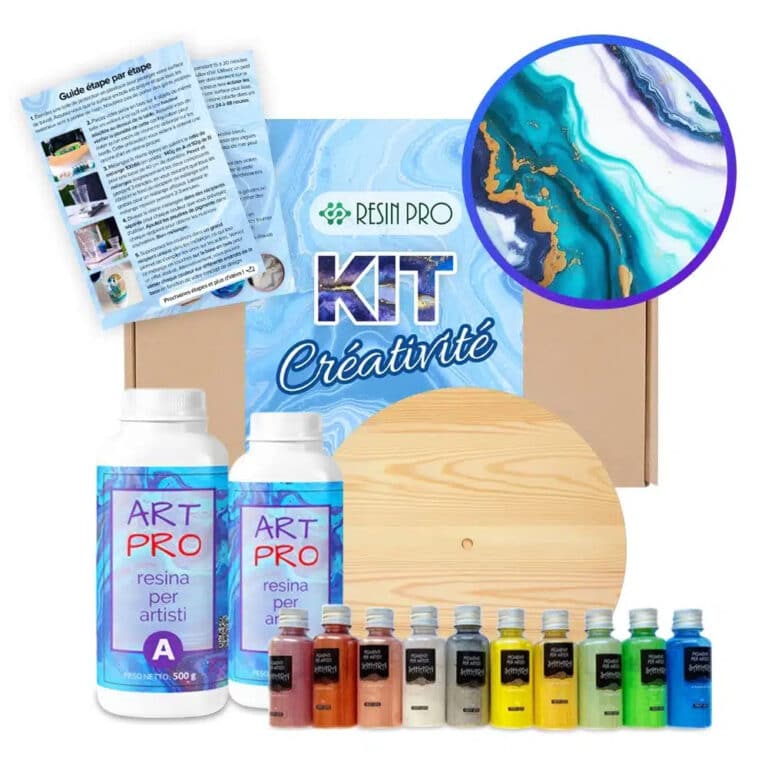 Kit de créativité: Créez vos propres Tableaux en résine