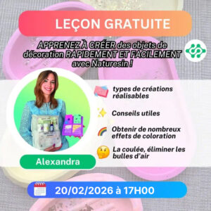 APPRENEZ À CRÉER des objets de décoration RAPIDEMENT ET FACILEMENT avec Naturesin !