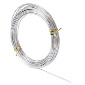 Fil métallique 3m pour Résine UV DIP - Fil métallique argenté