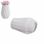 Moule en Silicone pour Vase Facetté 3D