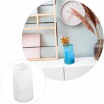 Moule Vase et Sous-Verres en Résine - Moules en Silicone pour Pots de Maquillage, Porte-Pinceaux, et Pots de Plantes en Béton - pour résine époxy, résine polyuréthane et résine acrylique