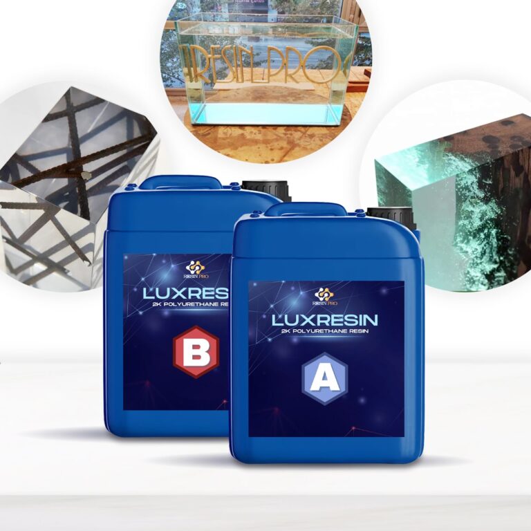 LUXRESIN – Résine Polyuréthane pour Grandes Épaisseurs (jusqu'à 40 cm)