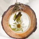 Tranches de bois naturel