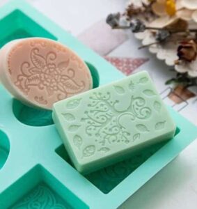 Moule en silicone double avec décorations «Arabesques»