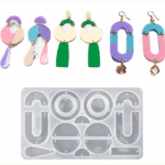 Moule en silicone – Boucles d’oreilles et pendentifs