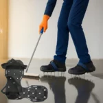 Chaussures à pointes métalliques pour sols résine époxy – Outil professionnel