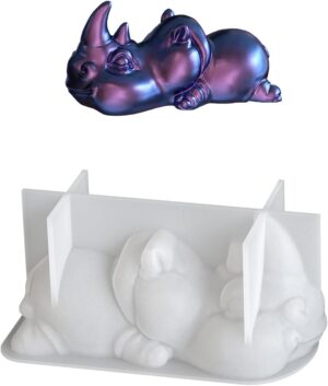 Moule en silicone artistique – Animal décoratif en résine