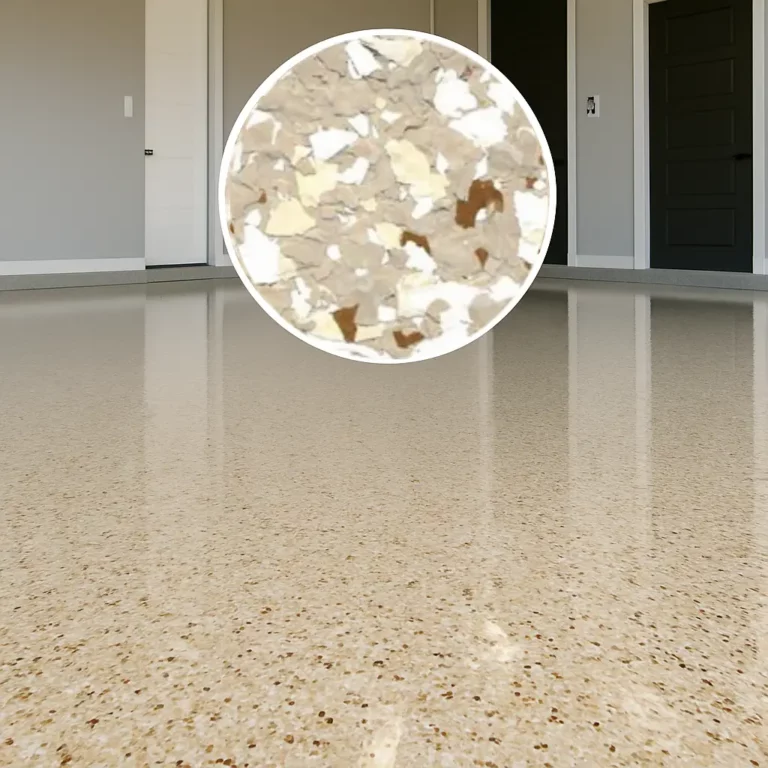 Paillettes Décoratives - La touche artistique pour vos sols - Beige - Blanc - Marron (55019), 4 kg (20 m2)
