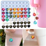 Moules en silicone lettres & chiffres cœur