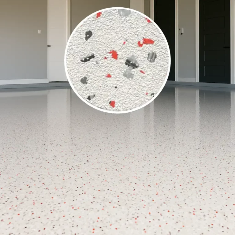 Paillettes Décoratives - La touche artistique pour vos sols - Gris - Rouge - Noir (80601), 10 kg (50 m2)
