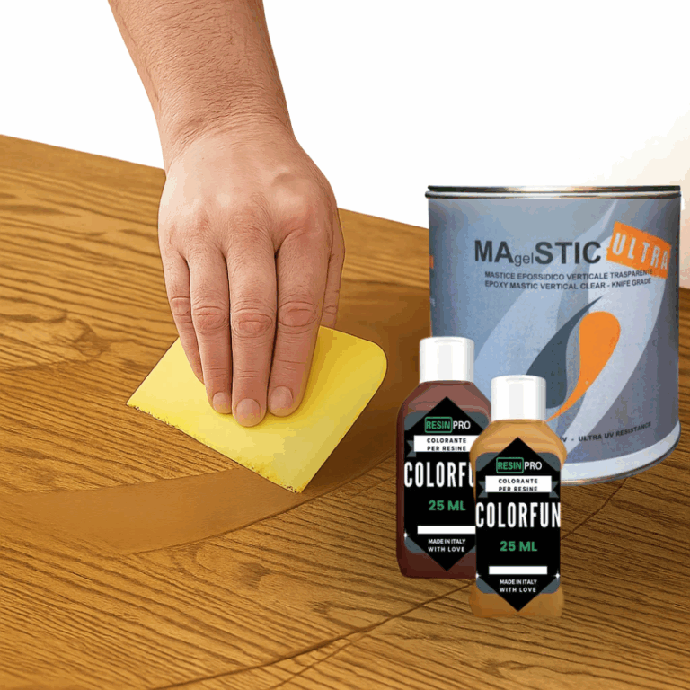 150 gr Mastic Époxy pour Bois et Parquet – Magelstic Wood Repair + 2 couleurs en cadeau!