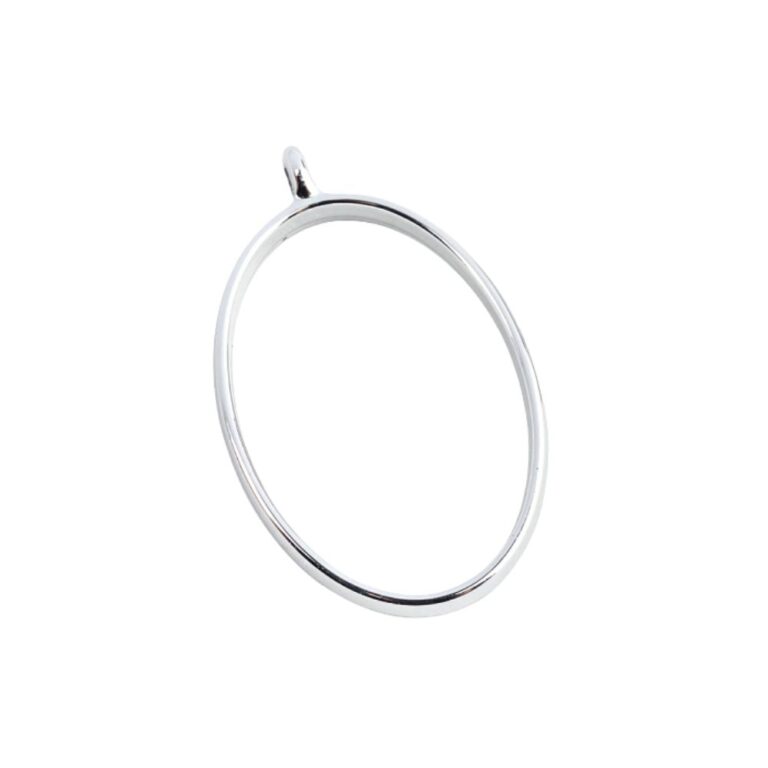 Cadres ovales ouverts en métal – Lot de 5