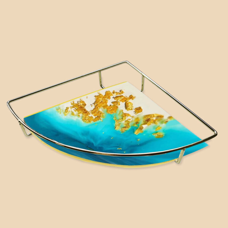 Set Moule en silicone + Support en métal - Plateau d'angle