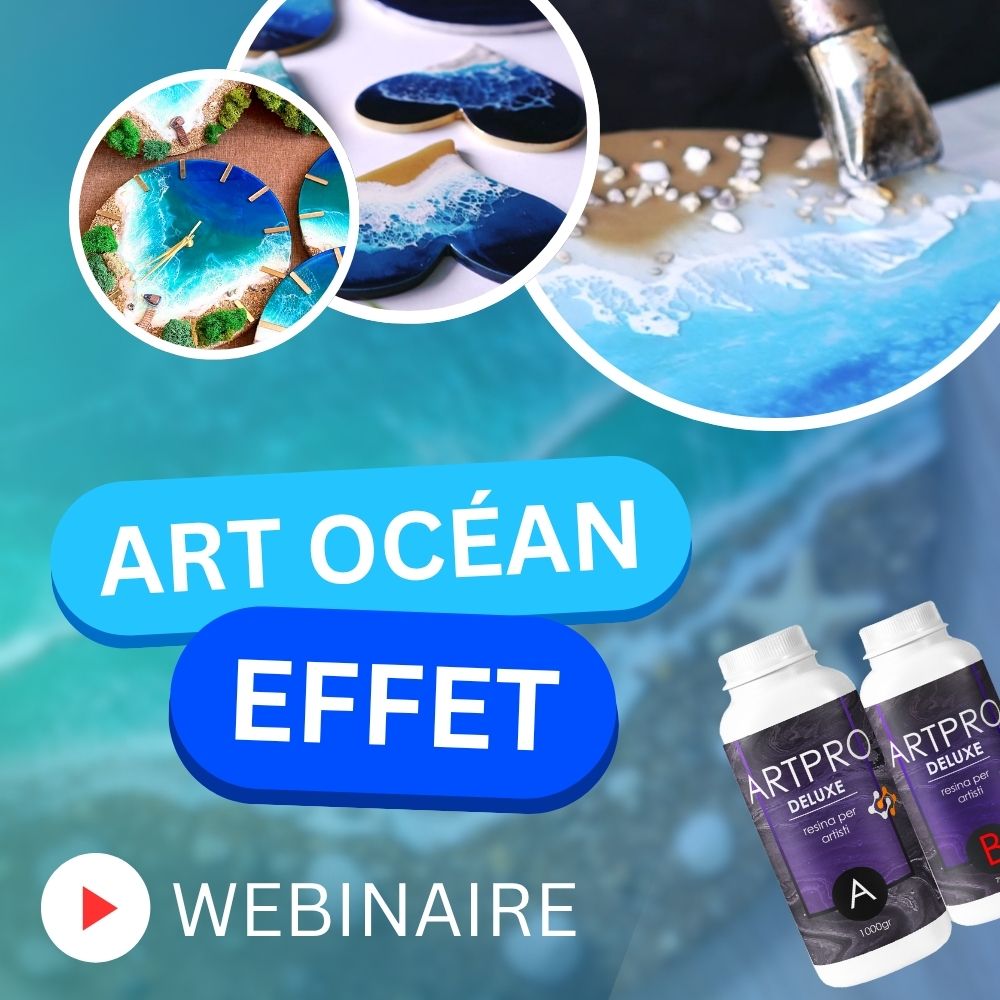 Ocean Resin Art : créer un effet mer réaliste en résine époxy (tutoriel pas à pas)