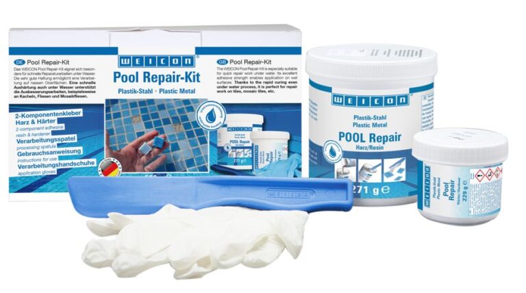 Mastic Époxy Sous l’Eau – Adhésif pour Carrelage et Réparations de Piscine (Kit complet) - 500g