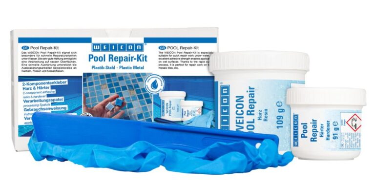 Mastic Époxy Sous l’Eau – Adhésif pour Carrelage et Réparations de Piscine (Kit complet) - 200g