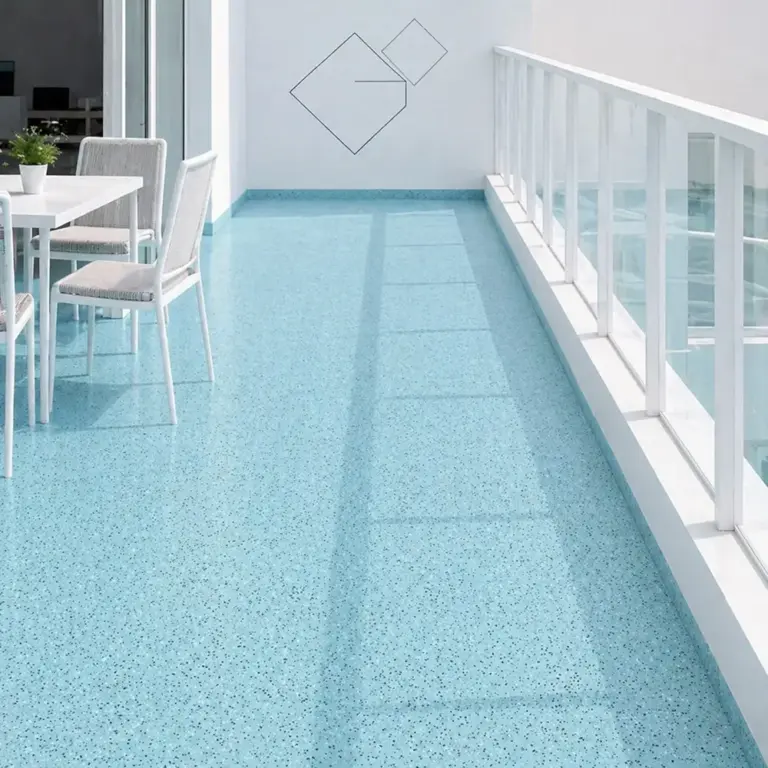20 kg QUARTZFORCE Revêtement Quartz Polyaspartique: Résistance exceptionnelle à l’usure - Bleu ciel
